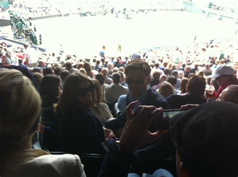 wimbleton watchers in stands